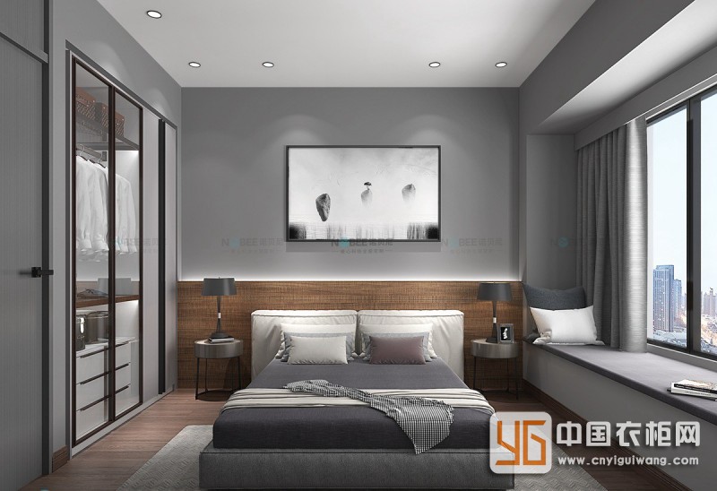 诺贝尼全屋定制卧室最新装修效果图，主卧装修图
