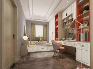 冠特定制家具160㎡三室两厅现代时尚装修效果图