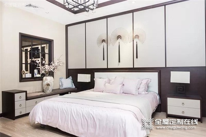 卡诺亚全屋定制新中式卧房系列，演绎令人心醉的中国韵味！