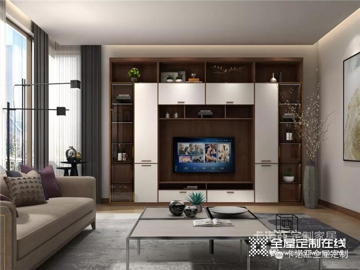 卡诺亚全屋定制电视柜设计，为你打造个性又温馨的客厅！