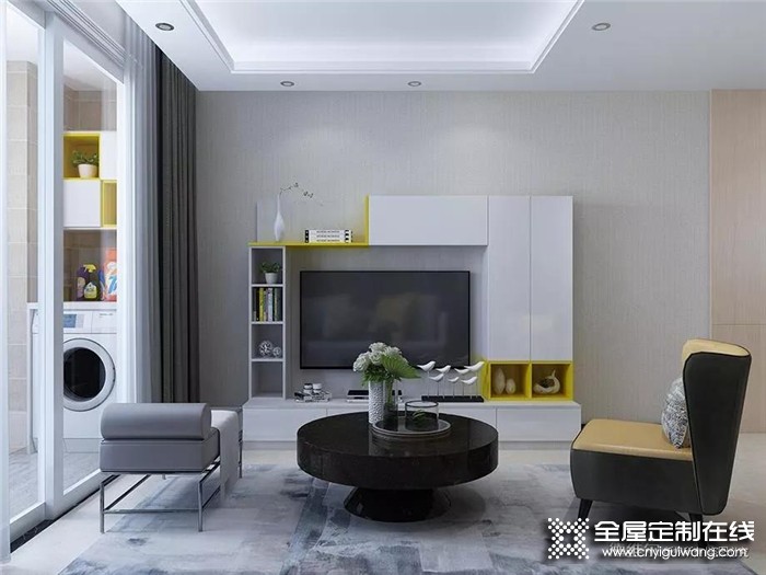 德维尔电视柜案例，打造一个优雅大气的客厅！