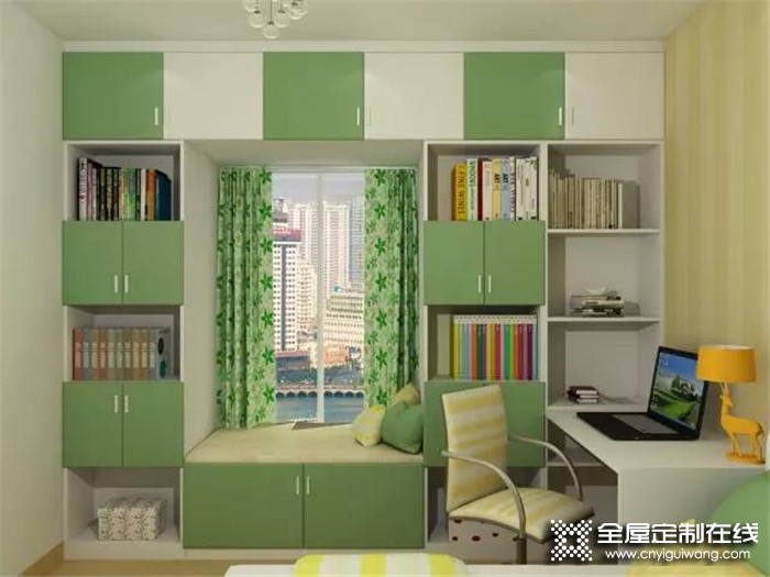 卡诺亚定制书柜，巧妙提升书房空间利用率，小书房华丽蜕变10㎡！