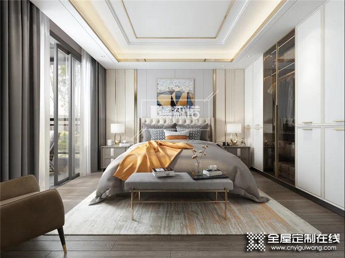 森诺设计的卧室既好看又浪漫，使你放松舒适，满心愉悦~