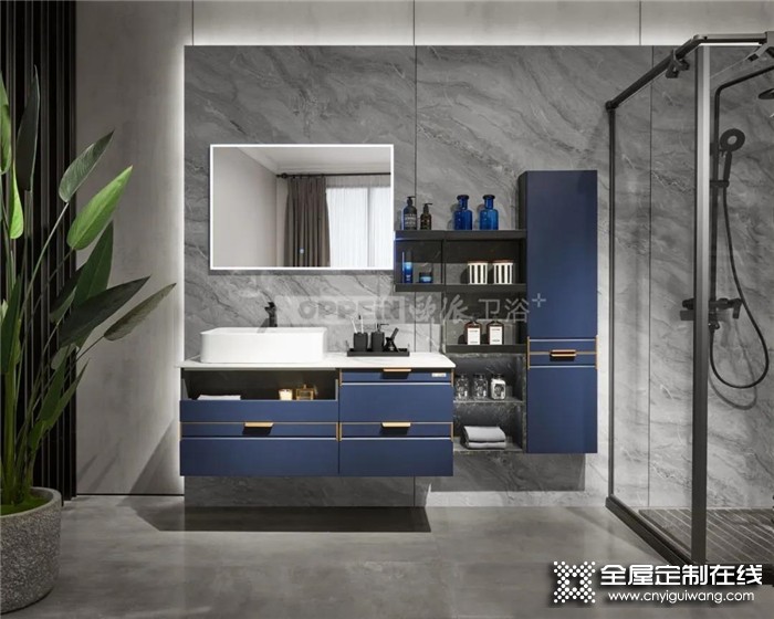 欧派浴室柜新品，来自洱海的灵感注入，成就空间优雅高级！