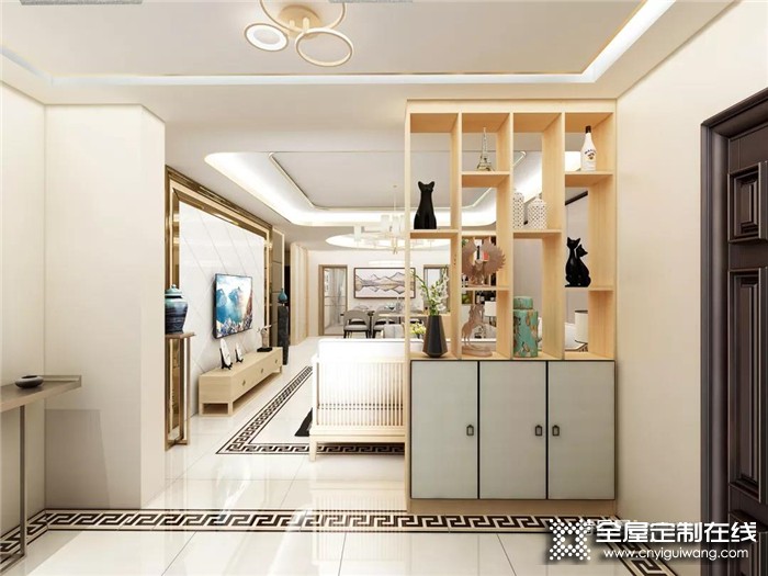 诗尼曼带你看2020流行的隔断柜设计，装完家里瞬间多了10㎡！