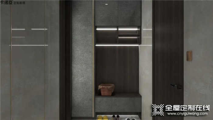卡诺亚定制柜，让灰色展示独特的高级感