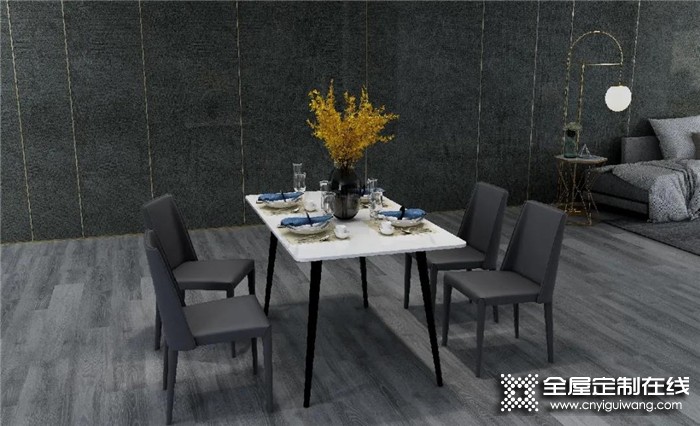 卡诺亚康醛板与岩板餐桌椅系列组合新品上市