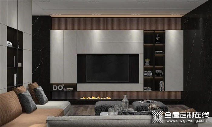 全度设计的电视柜，轻松提升客厅的颜值
