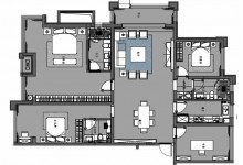 博洛尼全屋定制设计案例 | 在家居空间中，寻找最合适的设计表达